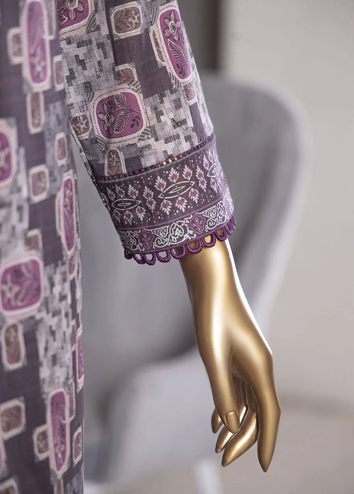 Platinuim Print by HZ Textiles Digital Printed Lawn Suits Unstitched 3 Piece HZ25PDP PPC-401 - Summer Collection