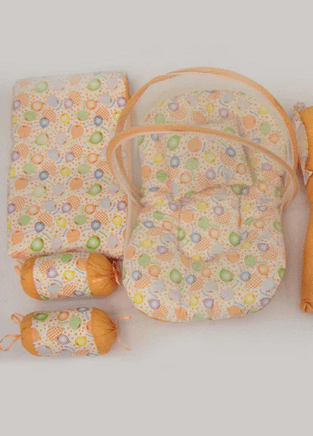 Plush Mink    Mom's Hug Yellow 7pcs set with nest - Baby Product