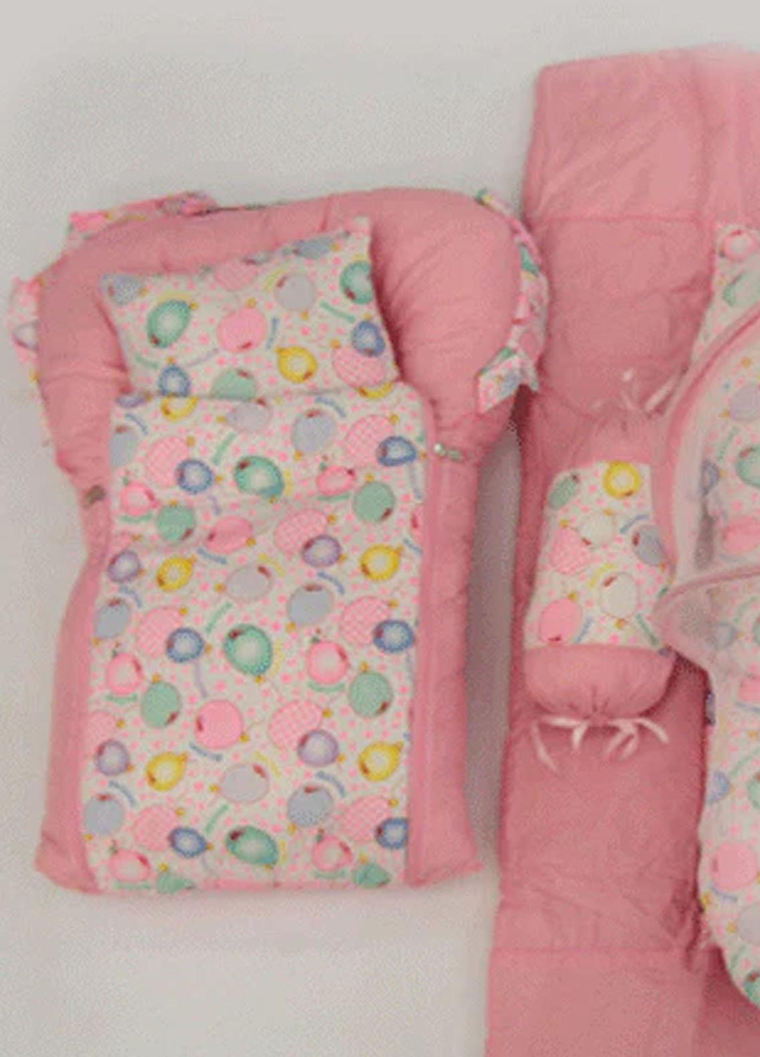 Plush Mink    Mom's Hug Pink 7pcs set with nest - Baby Product