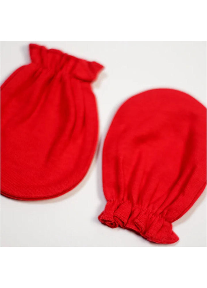 Plush Mink    Mitten For Baby Moms Hug - Red - Baby Product