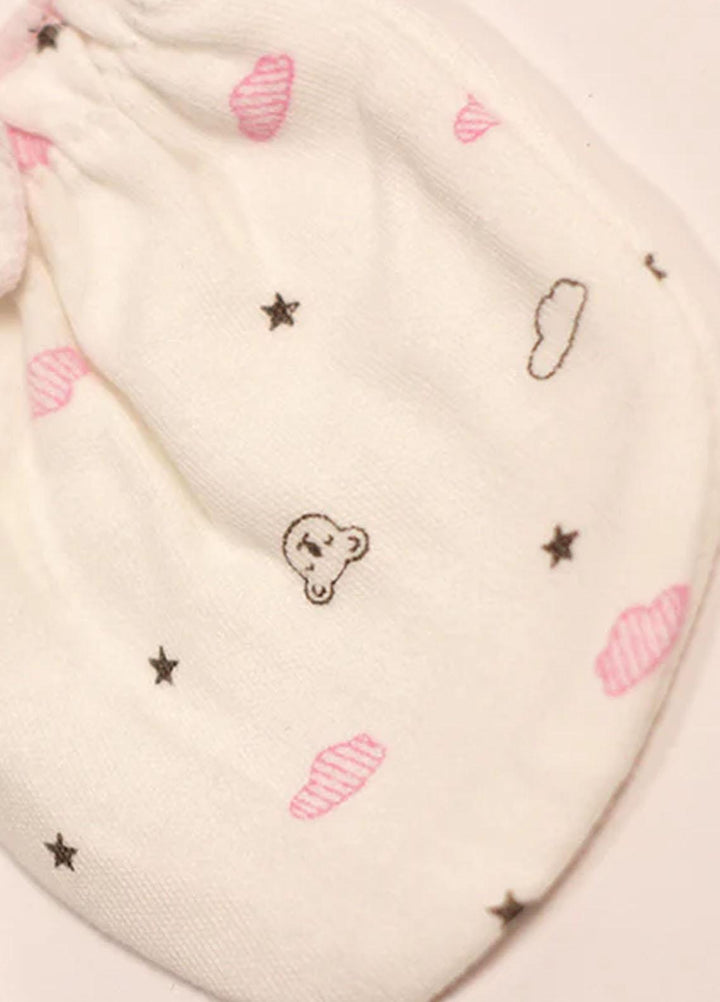 Plush Mink    Baby Hand Mittens Mom's Hug - Pink Sky - Baby Product