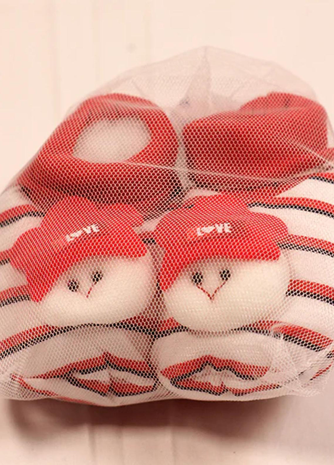 Plush Mink    Socks for Newborn Baby - Red - Baby Product