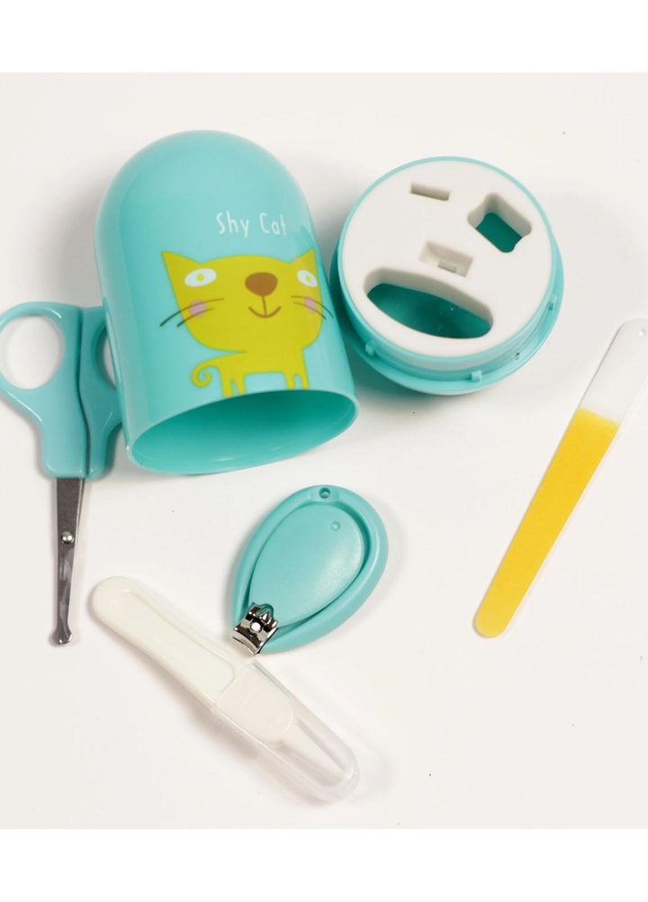 Plush Mink    Nail Clipper Set For Baby - Mom's Hug - Sea Green - Baby Product