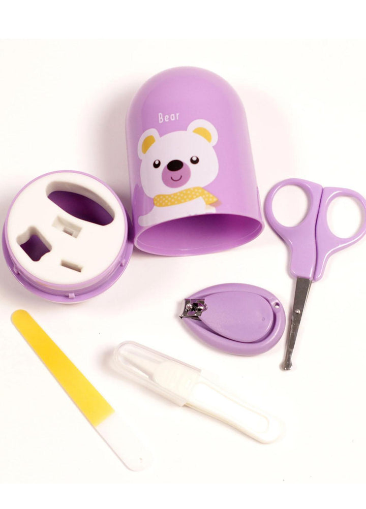 Plush Mink    Nail Clipper Set For Baby - Mom's Hug - Dark Purple - Baby Product