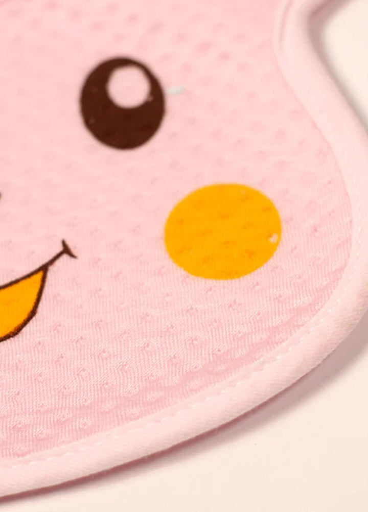Plush Mink    Baby Foam Bib- Mom's Hug- Pink - Baby Product