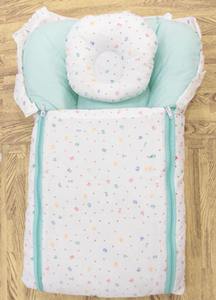 Plush Mink    Mom's Hug 2pc Carrier Set Green - Baby Product