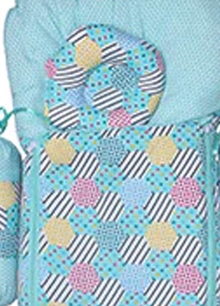 Plush Mink    Peekaboo Carrier 4 Piece Set Includes 02 Bolster - Mint Color - Baby Product