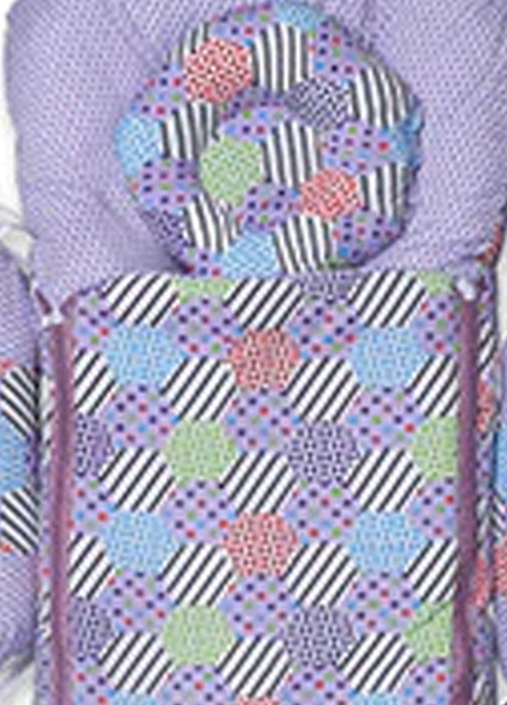 Plush Mink    Peekaboo Carrier 4 Piece Set Includes 02 Bolster - Purple Color - Baby Product