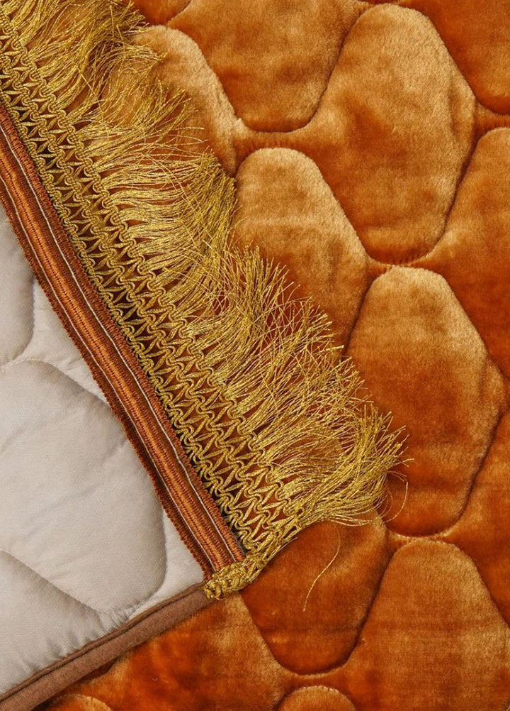Plush Mink    Bandagi Prayer Mat Foam- Golden - Prayer Mats