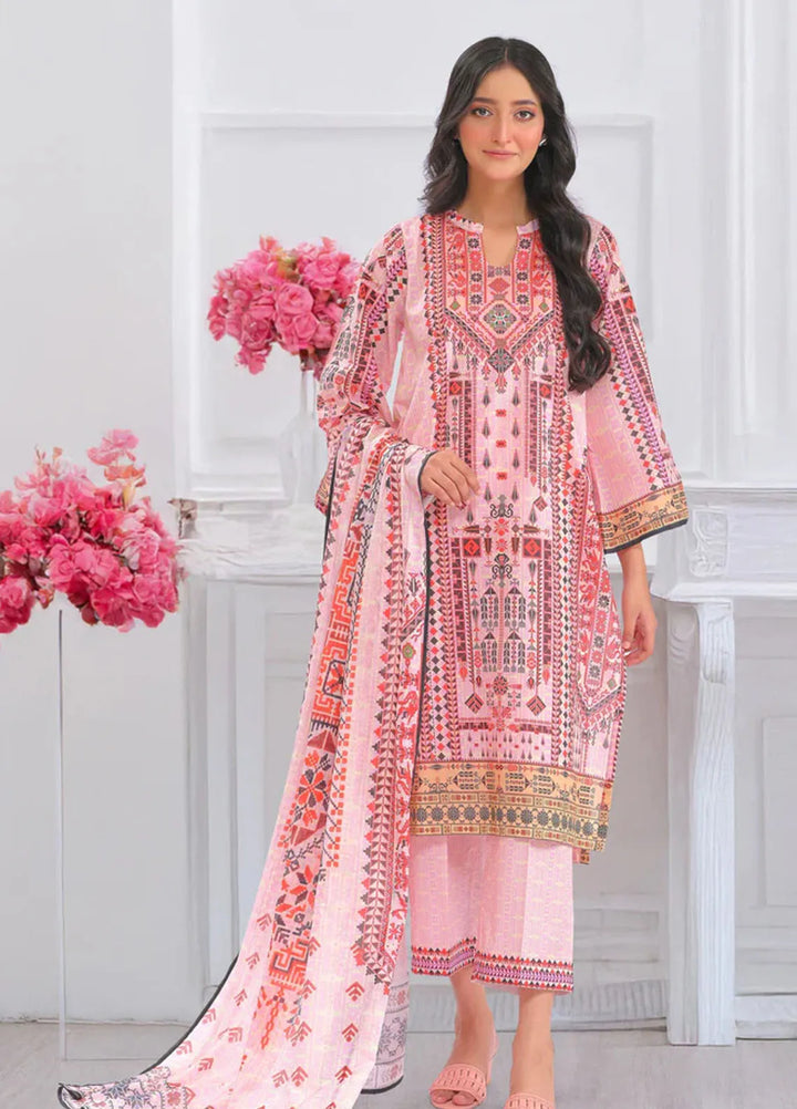 Popular Style Printed Lawn Suits Unstitched 3 Piece PS25UL NEC-147-24 - Summer Collection