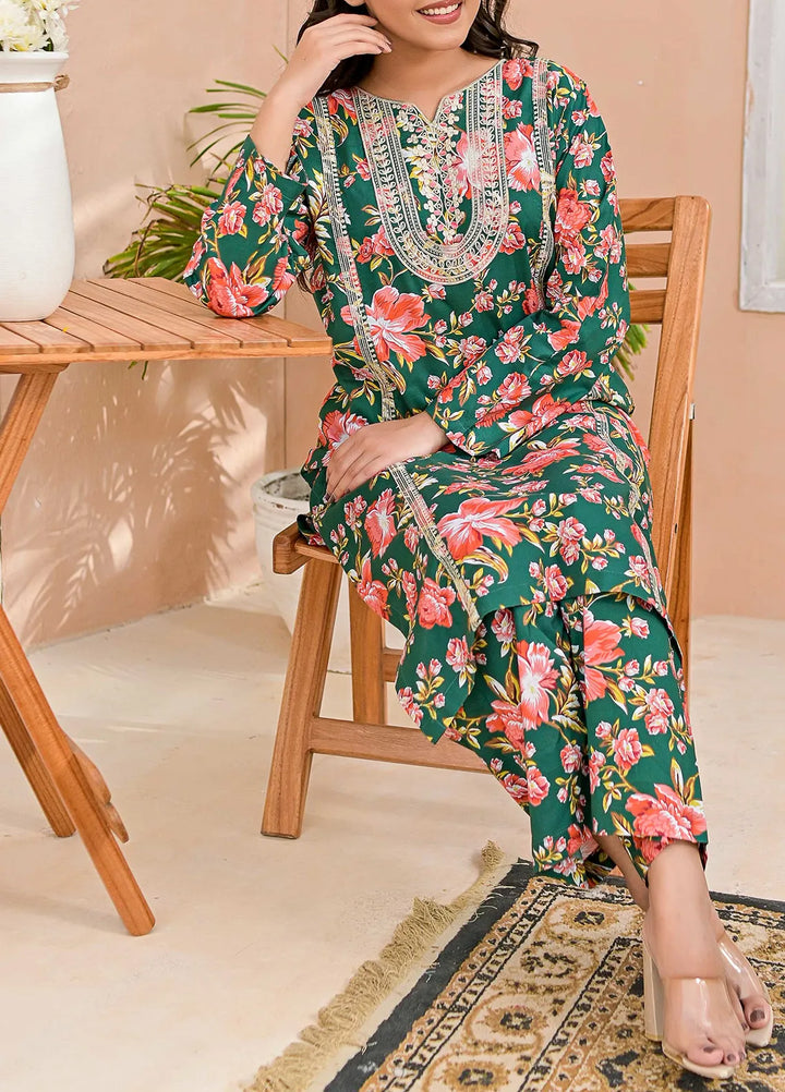 Pret Diaries Embroidered Cambric Cotton 2 Piece Suit 50134