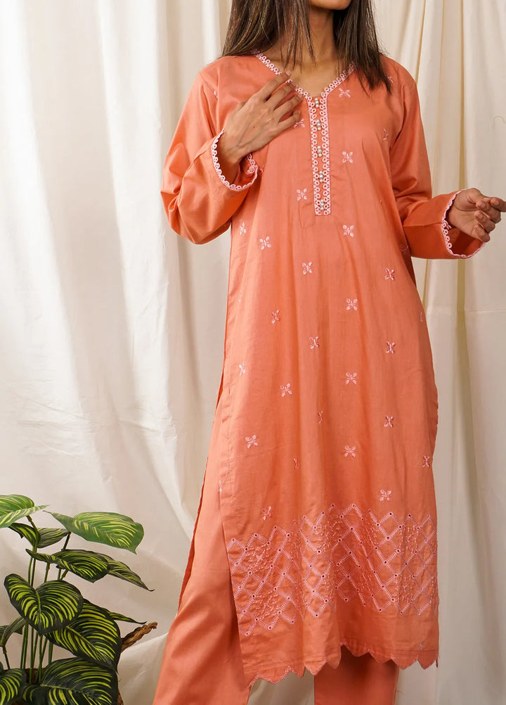 Pret Diaries Embroidered Cambric Cotton 2 Piece Suit 55092