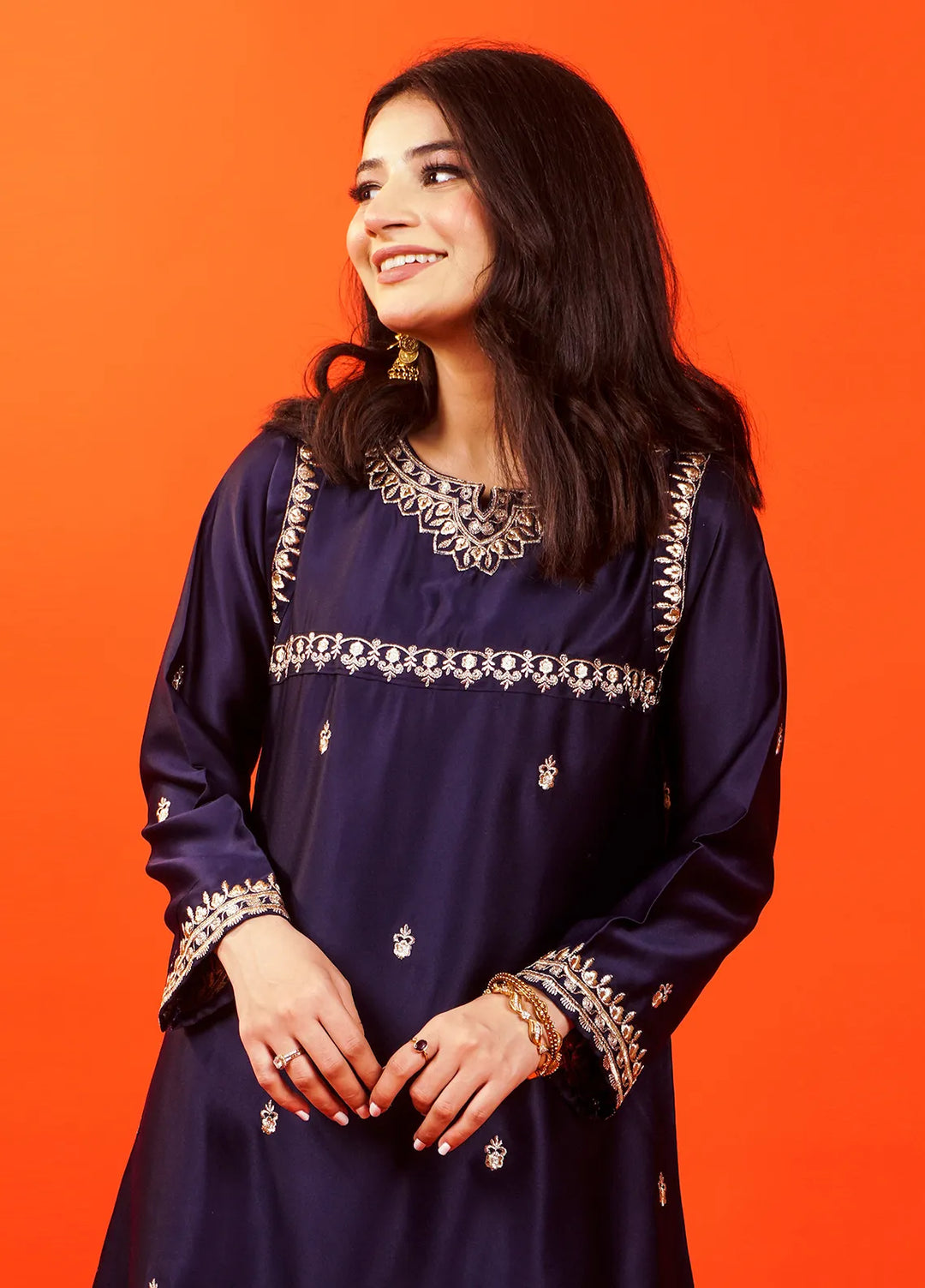 Pret Diaries Embroidered Silk 2 Piece Suit 50154