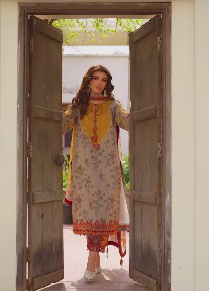 Andaaz by Charizma Unstitched Embroidered Lawn 3 Piece Suit CHR26UAL CAD6-02 - Summer Collection