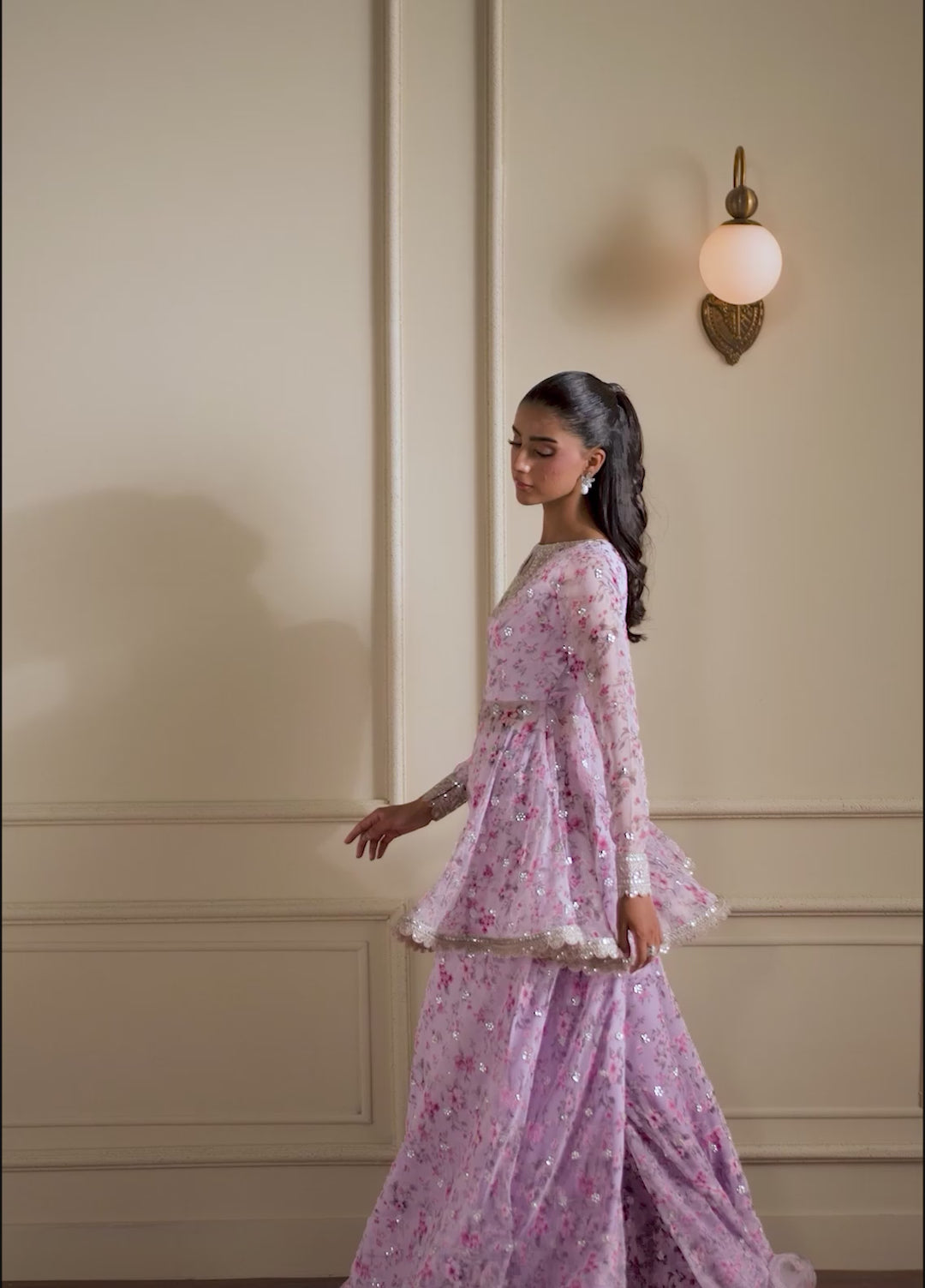 Sirayya by Zarif Unstitched Embroidered Chiffon 3 Piece Suit ZR26US HINAA 09 - Wedding Collection