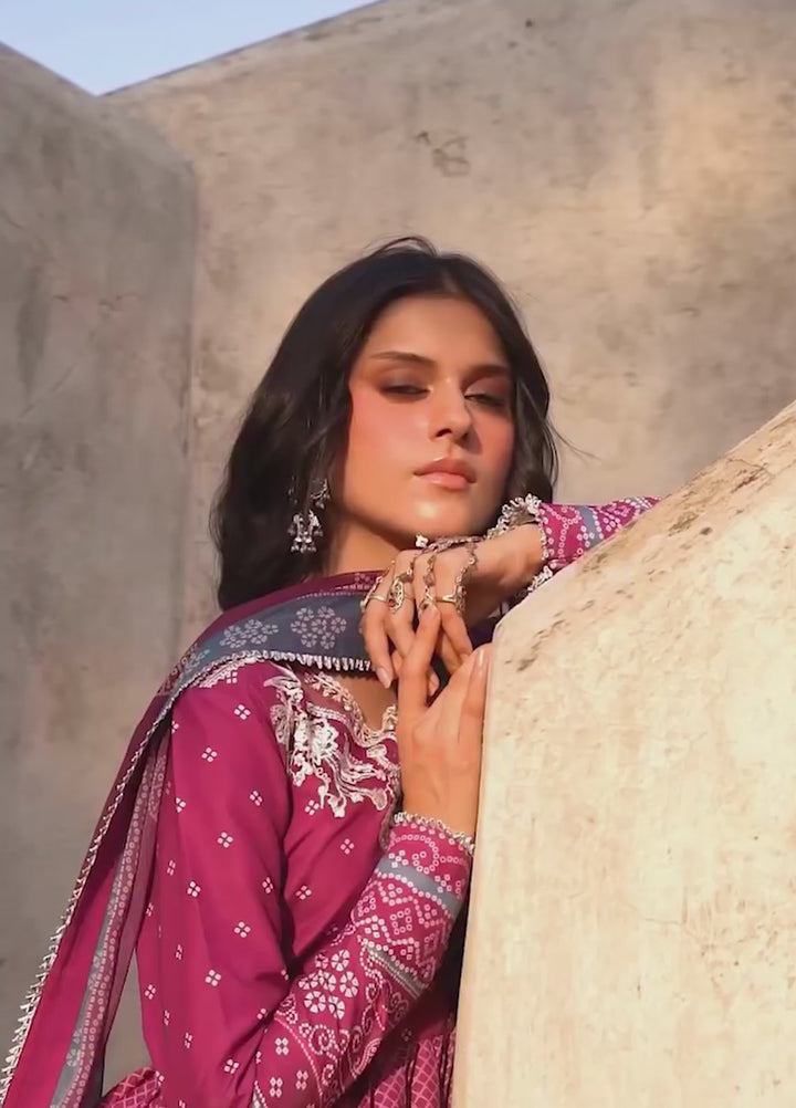 Mausam by Bin Ilyas Unstitched Printed Lawn 3 Piece Suit BI26UML 504A - Festive Collection