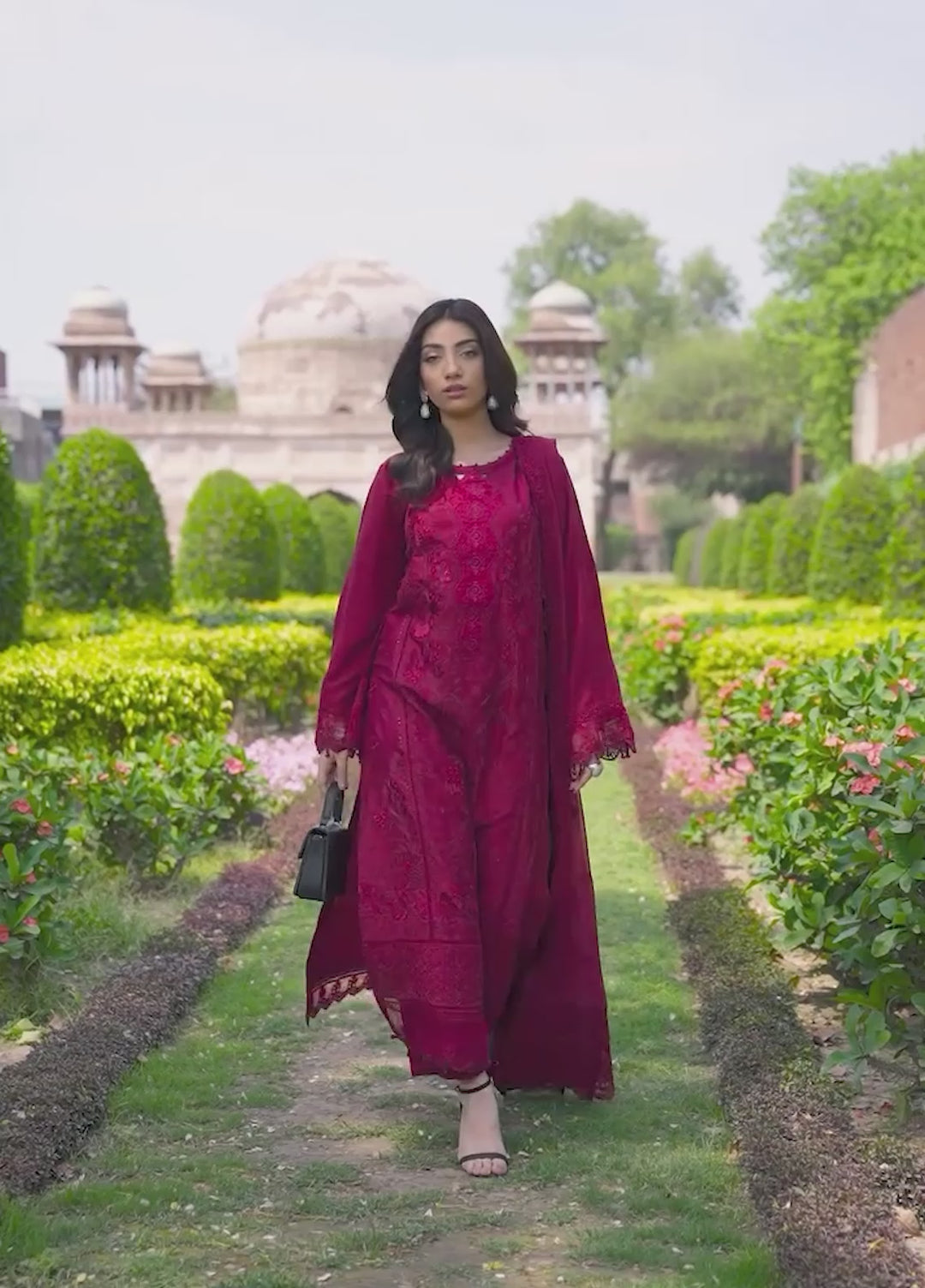 Inara by Javairia Women RTW Embroidered Lawn 2 Piece Suit IN26PJF Gulaab - Festive Collection