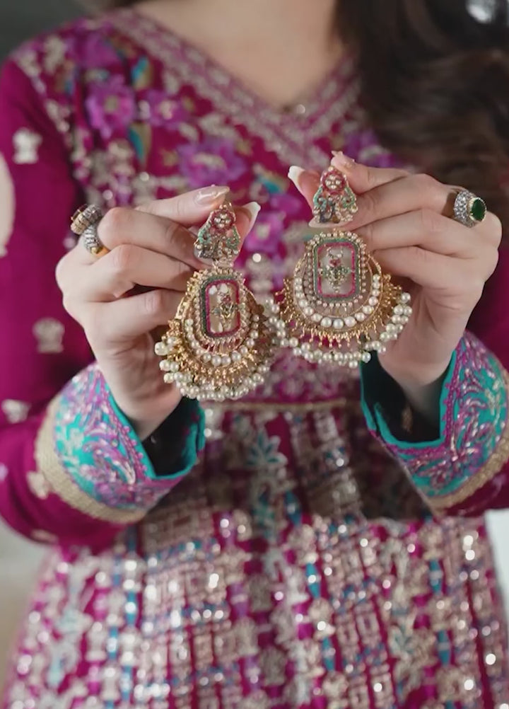 Haye Dil by Sahane Embroidered Raw Silk Suits Unstitched 3 Piece SNE25HD CT 29002 Song of Joy - Formals Collection