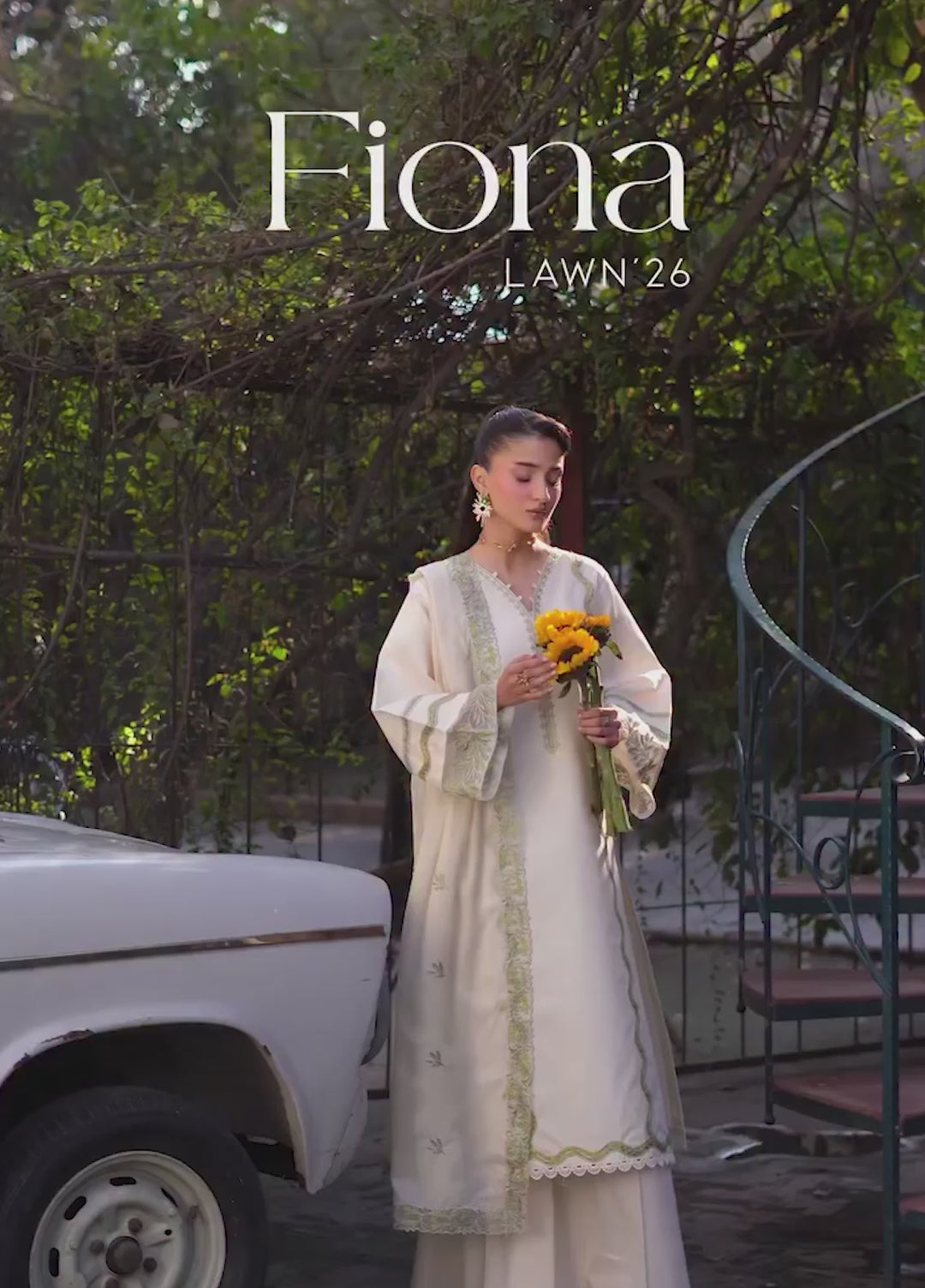 Fiona by Mahnur Unstitched Embroidered Lawn 3 Piece Suit MN26UFL F-03 - Summer Collection