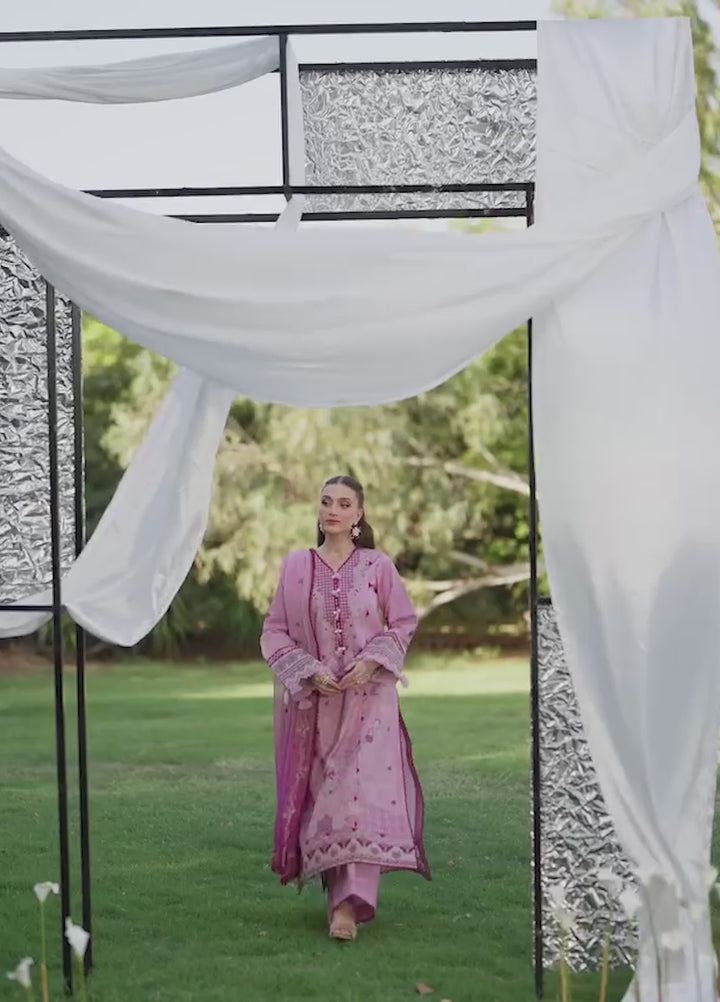 Florent Unstitched Embroidered Lawn 3 Piece Suit FL26ULE FEF-6A - Eid Collection