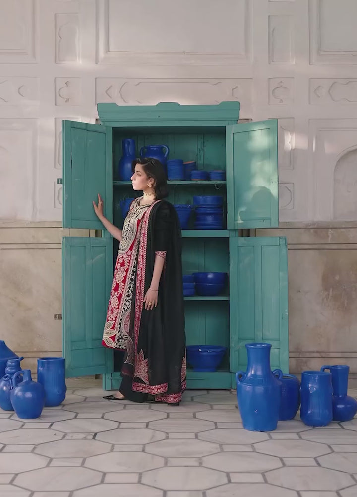 Nilofer by Mahnur Unstitched Embroidered Luxury Lawn 3 Piece Suit MN26ULN N-12 - Summer Collection