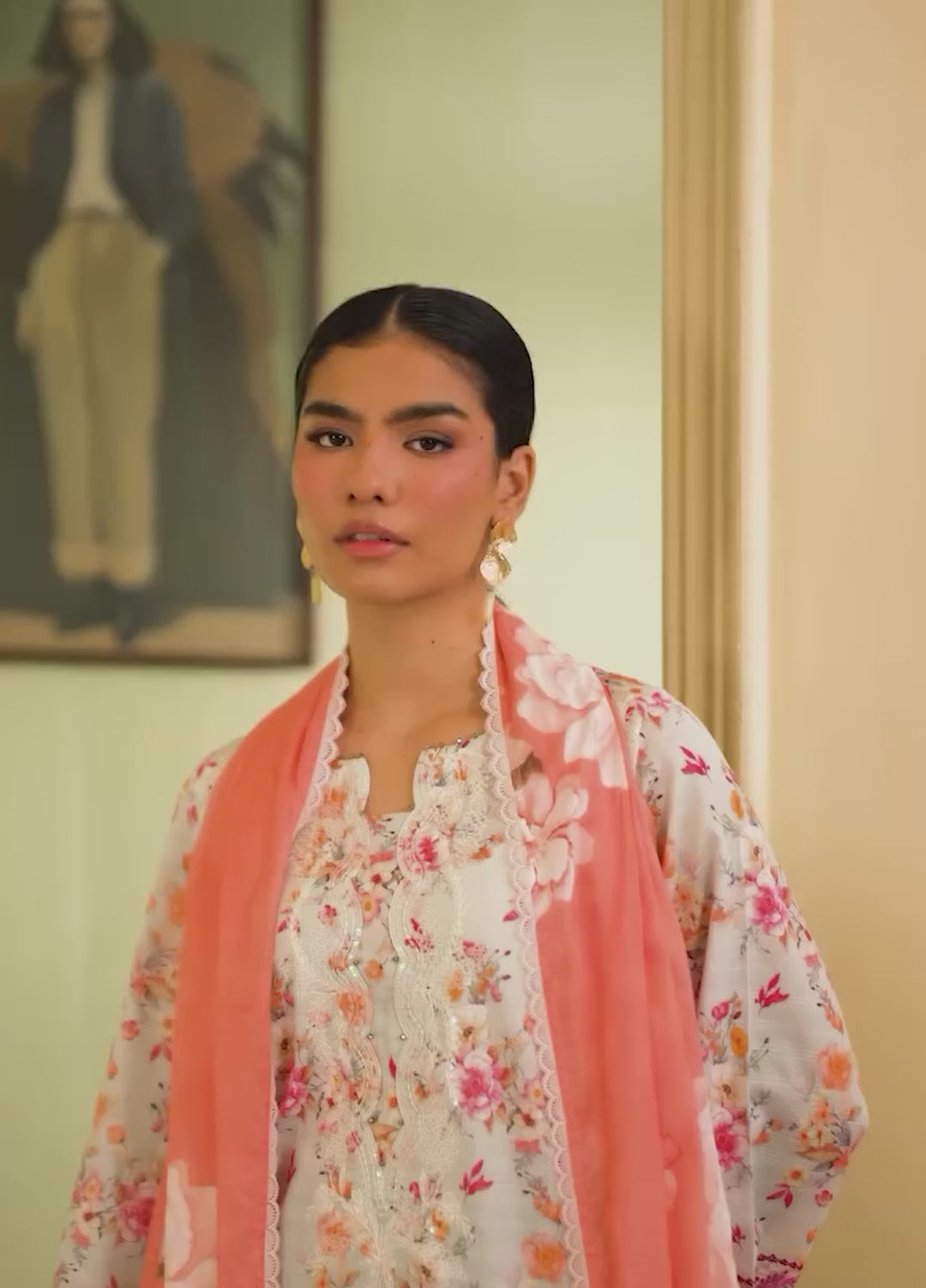 Daria by Riaz Arts Unstitched Embroidered Lawn 3 Piece Suit DA26UCT DA-59 - Summer Collection