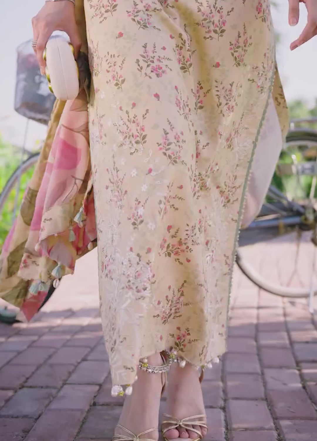 Sunset Muse by Izel Unstitched Embroidered Lawn 3 Piece Suit Eliya - Eid Collection