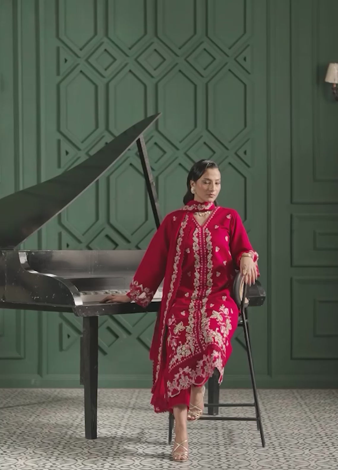 Noore by Ayleen Unstitched Embroidered Lawn 3 Piece Suit AY26ULN Aangan - Eid Collection