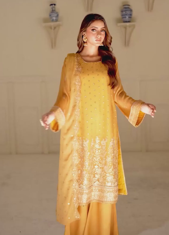 Salitex Unstitched Embroidered Chiffon 3 Piece Suit SUNS8CH518 Festive Collection