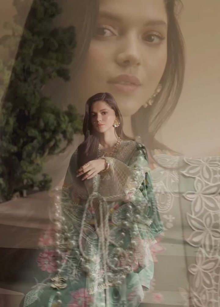 Mashriq by Bin Ilyas Unstitched Embroidered Lawn 3 Piece Suit BI26UML D117A - Festive Collection