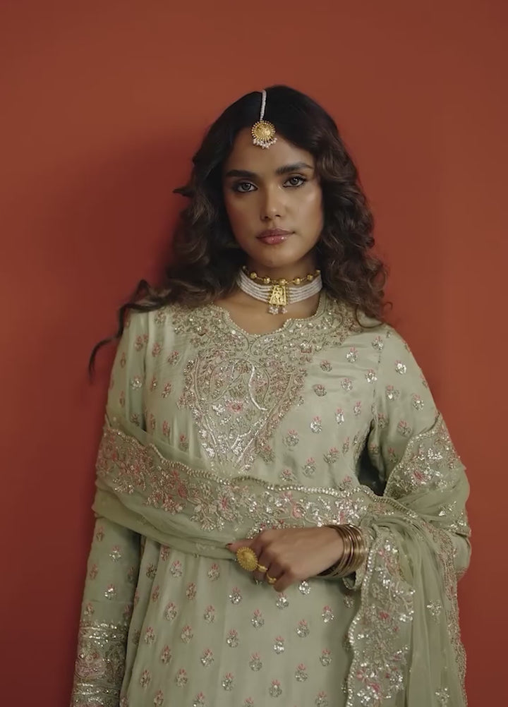 Divani by Afrozeh Unstitched Raw Silk Embroidered 3 Piece Suits AF25DS AS-25-05 Shahwar - Festive Collection