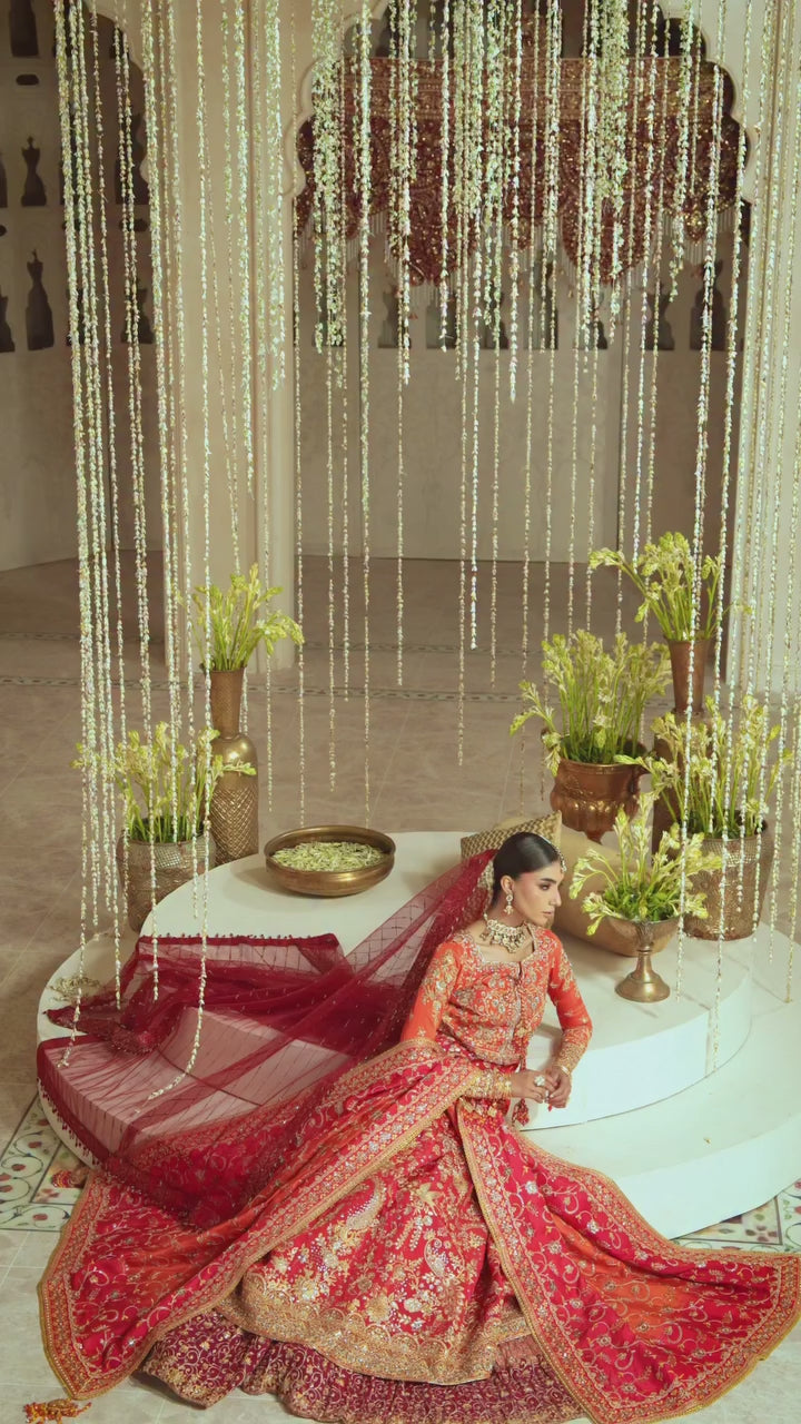 AIK Atelier Unstitched Embroidered Kataan Silk 3 Piece Suit AIK26UAW D-05 - Wedding Collection