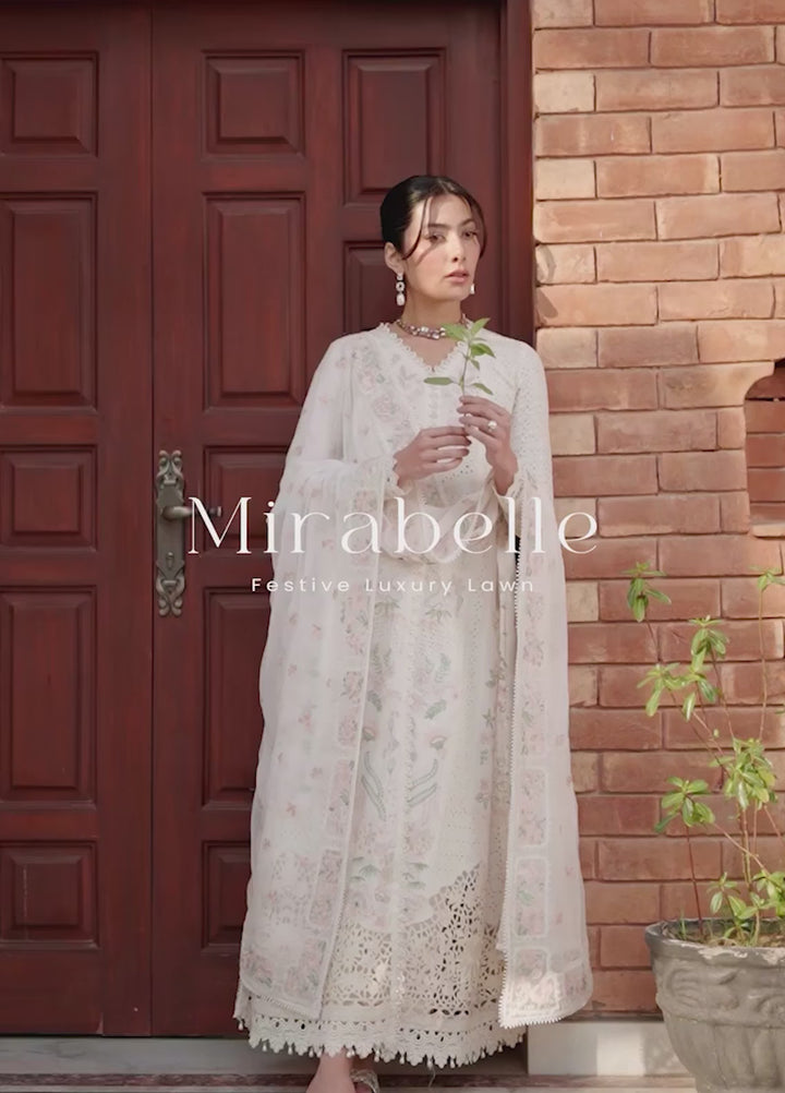 Mirabelle by Emaan Adeel Unstitched Embroidered Luxury Lawn 3 Piece Suit EA26UML D6 Seraph - Festive Collection