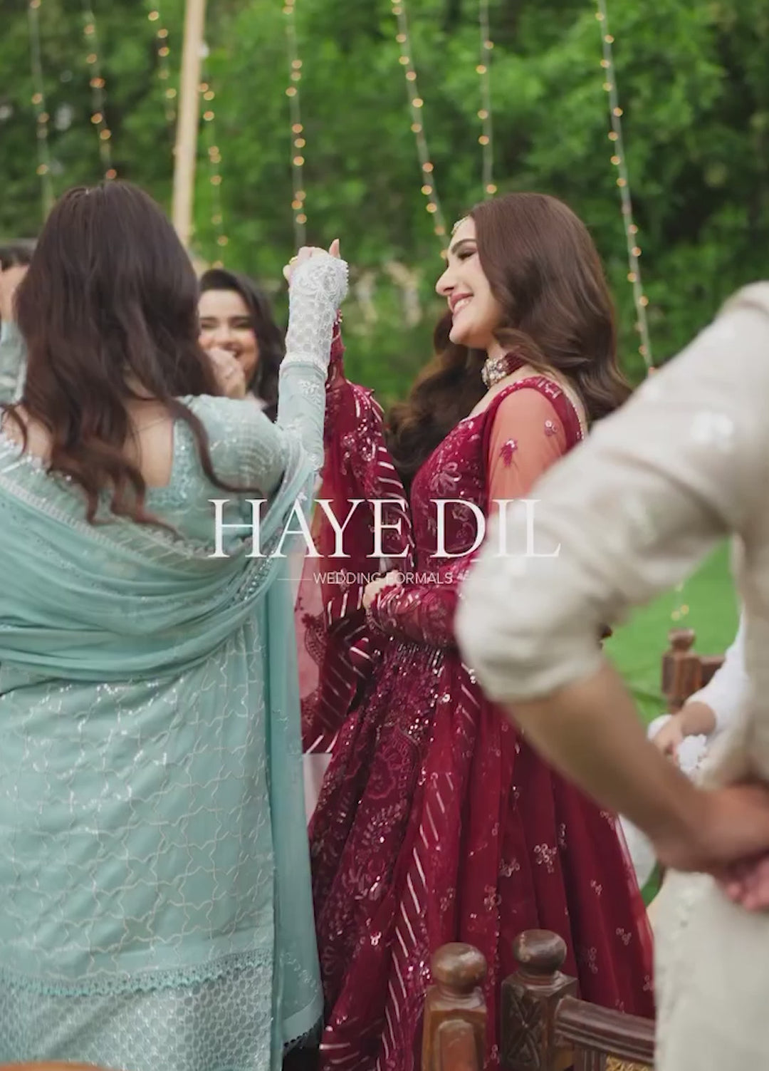 Haye Dil by Sahane Embroidered Net Suits Unstitched 4 Piece SNE25HD CT 29009 Crimson HeartBeat - Formals Collection