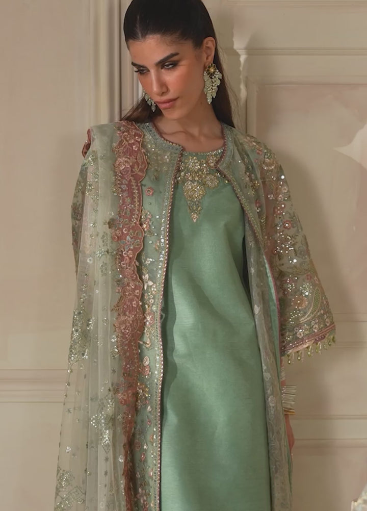 Chantelle by Baroque Unstitched Embroidered Net 3 Piece Suit BQ26UCF V14-D06 - Festive Collection