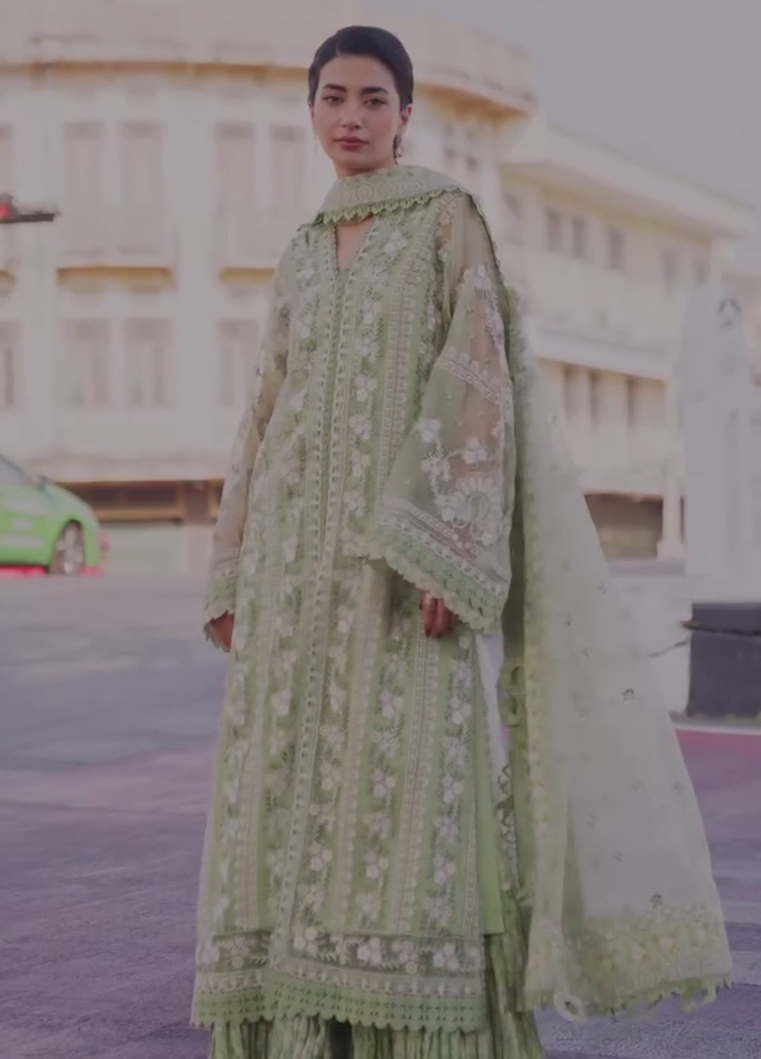 Mulaqat by Afrozeh Unstitched Embroidered Lawn 3 Piece Suit AF26UML DEEDAR FWU-0054 - Festive Collection