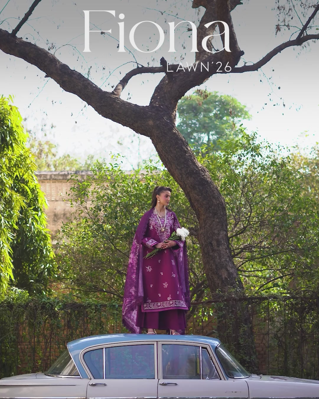 Fiona by Mahnur Unstitched Embroidered Lawn 3 Piece Suit MN26UFL F-10 - Summer Collection