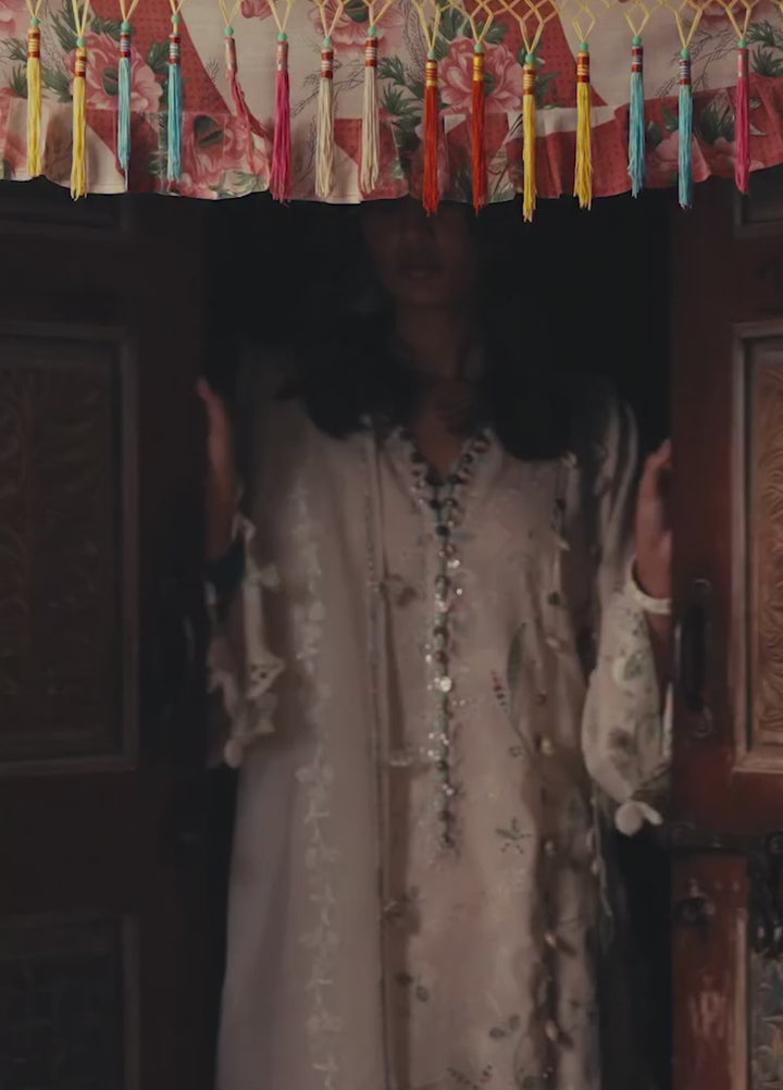 Meili by Zaha Unstitched Embroidered Lawn 3 Piece Suit ZK26UML ZL26-05A - Festive Collection