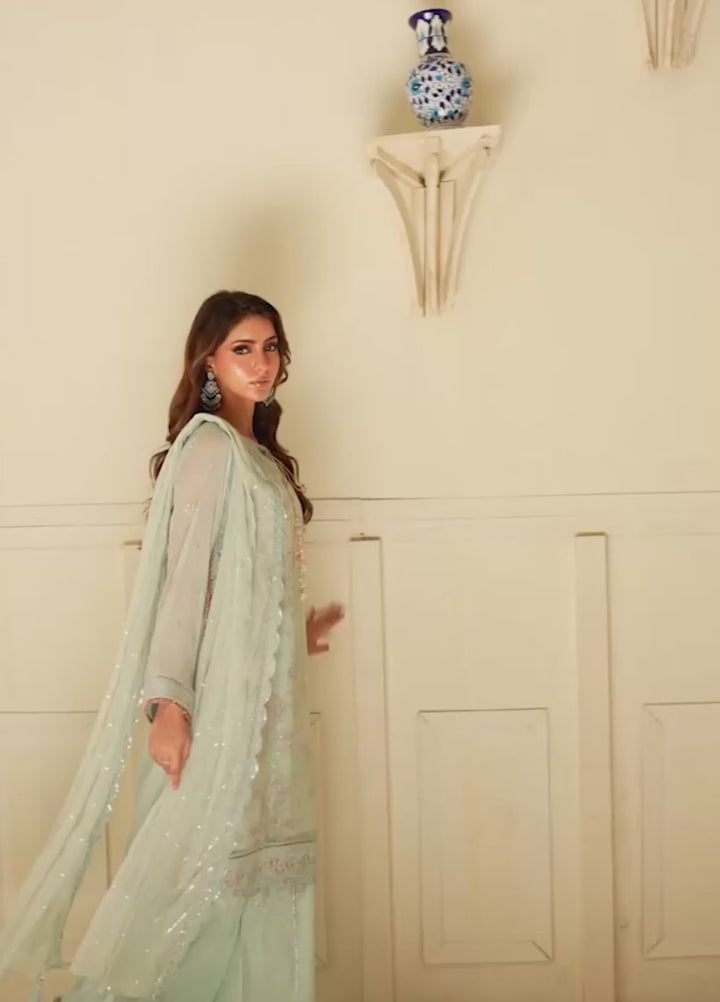 Salitex Unstitched Embroidered Chiffon 3 Piece Suit SUNS8CH516 Festive Collection