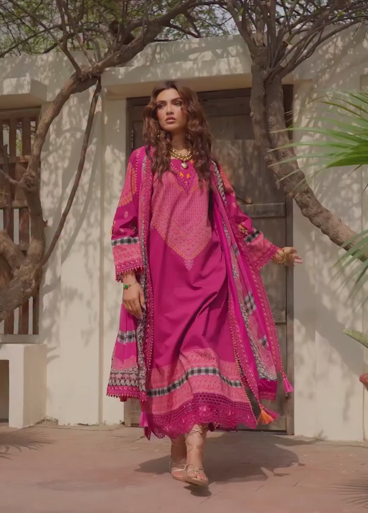 Andaaz by Charizma Unstitched Embroidered Lawn 3 Piece Suit CHR26UAL CAD6-01 - Summer Collection