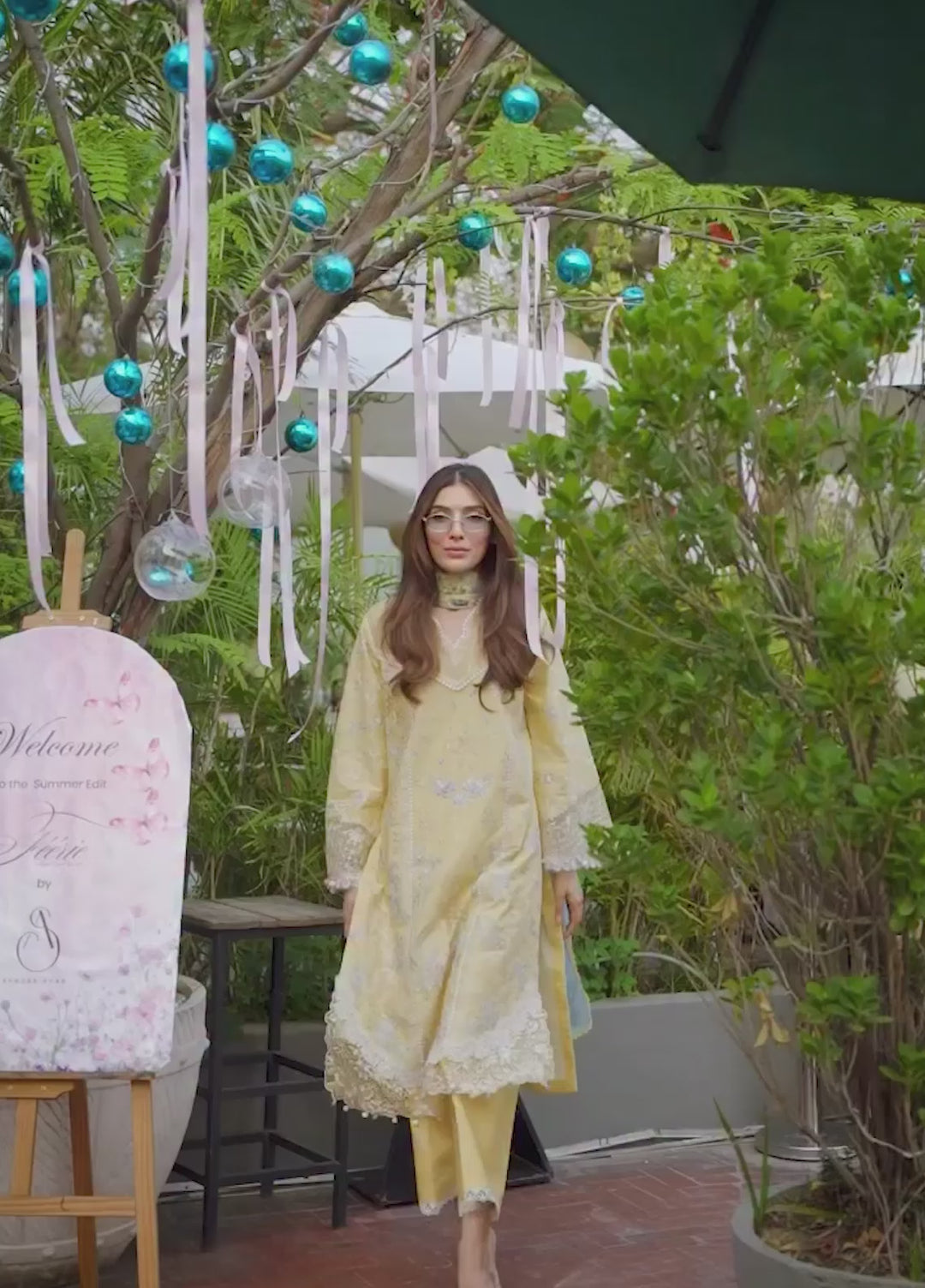 Feerie by Sundas Ahad Unstitched Embroidered Lawn 3 Piece Suit SNA26ULF Bloome ELL-05 - Eid Collection
