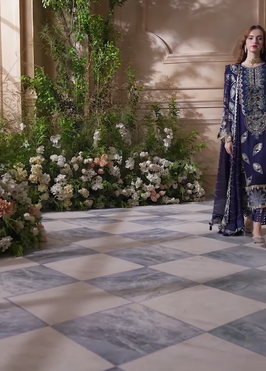 Zebtan Women Unstitched Embroidered Chiffon 3 Piece Suit ZC-06 Festive Collection