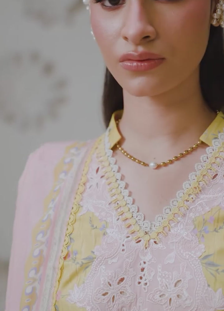 Q Prints by Qalamkar Unstitched Printed Lawn 3 Piece Suit QLK26UQL AREEJ QQP-03 (B) - Summer Collection