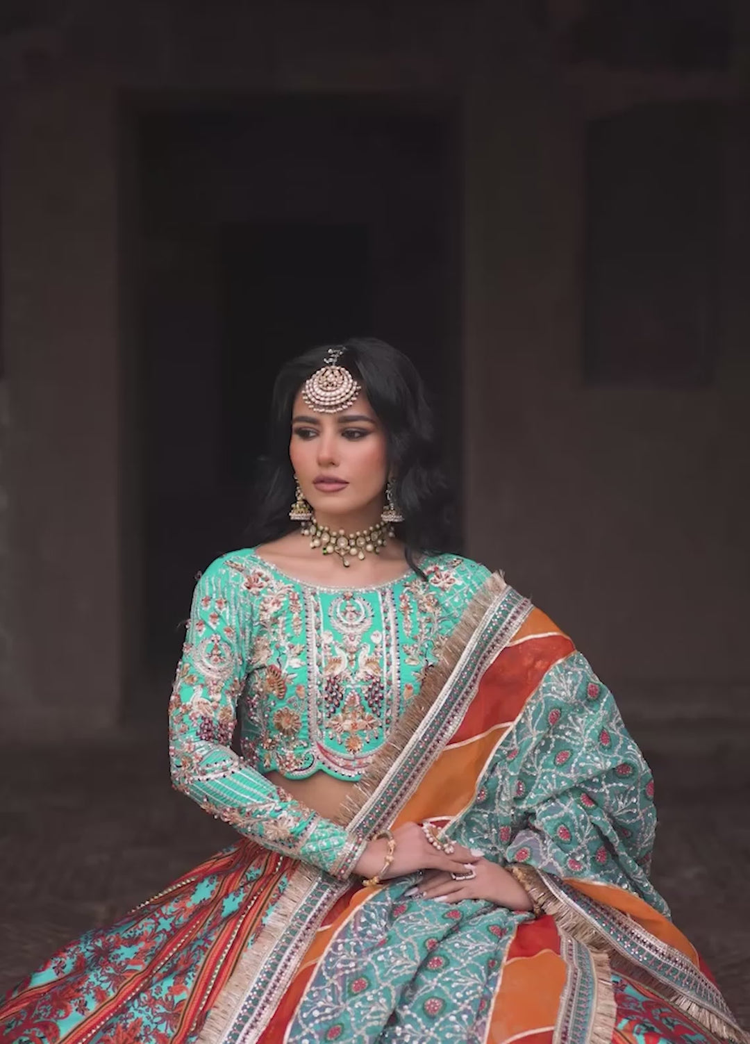 Maria Osama Khan Pret Embroidered 3 Piece Suit Liyana