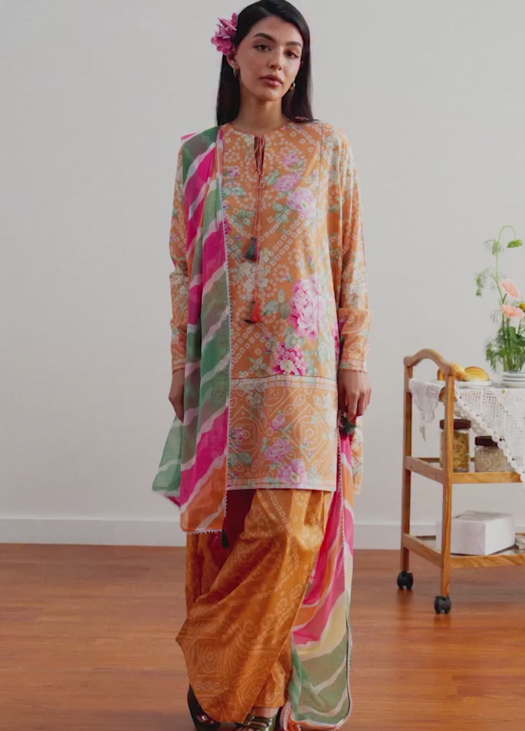 Coco by Zara Shahjahan Unstitched Printed Lawn 3 Piece Suit CZS26ULV KOHANA-4A - Summer Collection