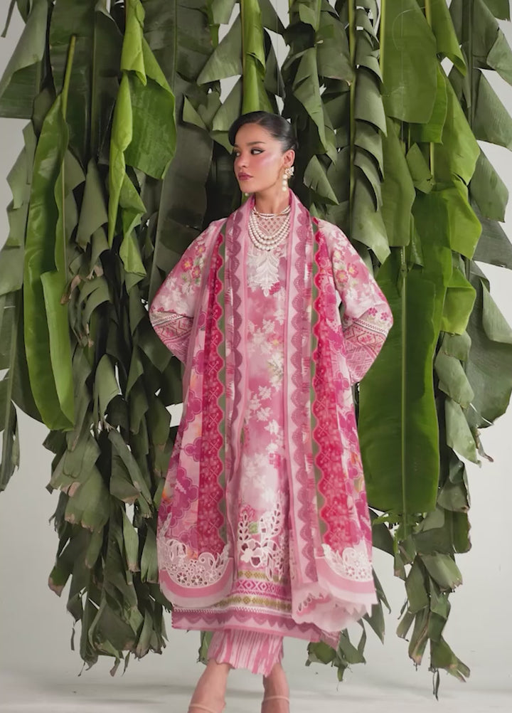 Daily Delight by Nureh Unstitched Embroidered Lawn 3 Piece Suit NU26UDDL DD-25 - Summer Collection
