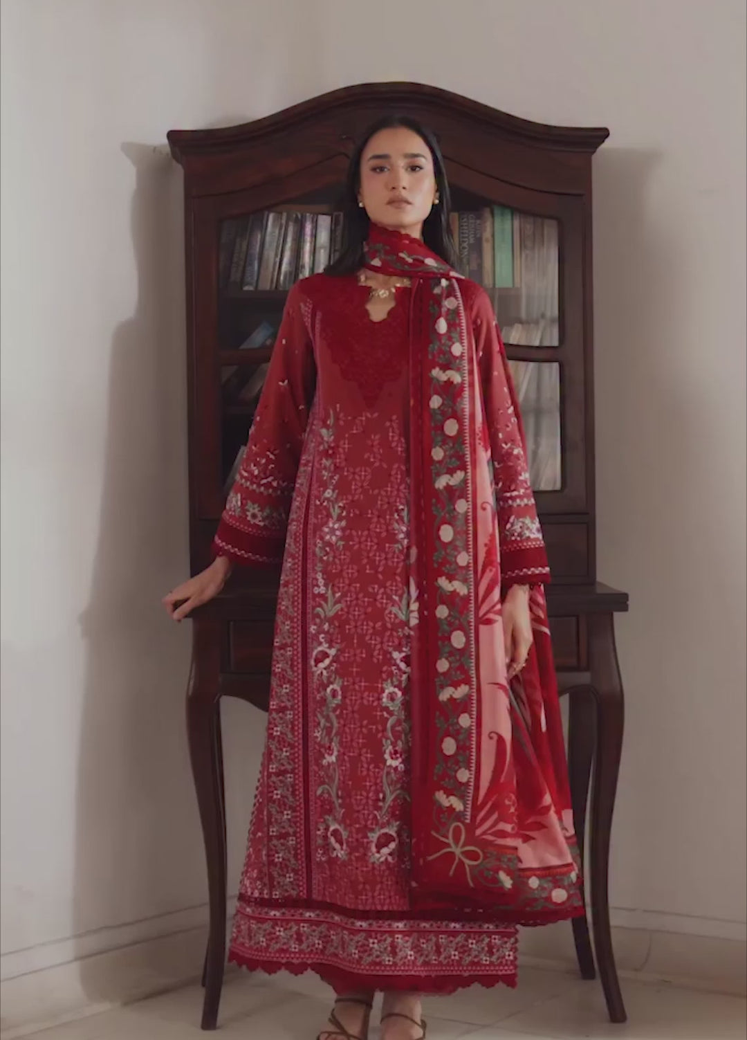 Serein by Ayzel Unstitched Embroidered Lawn 3 Piece Suit AAF26USL Valora - Eid Collection