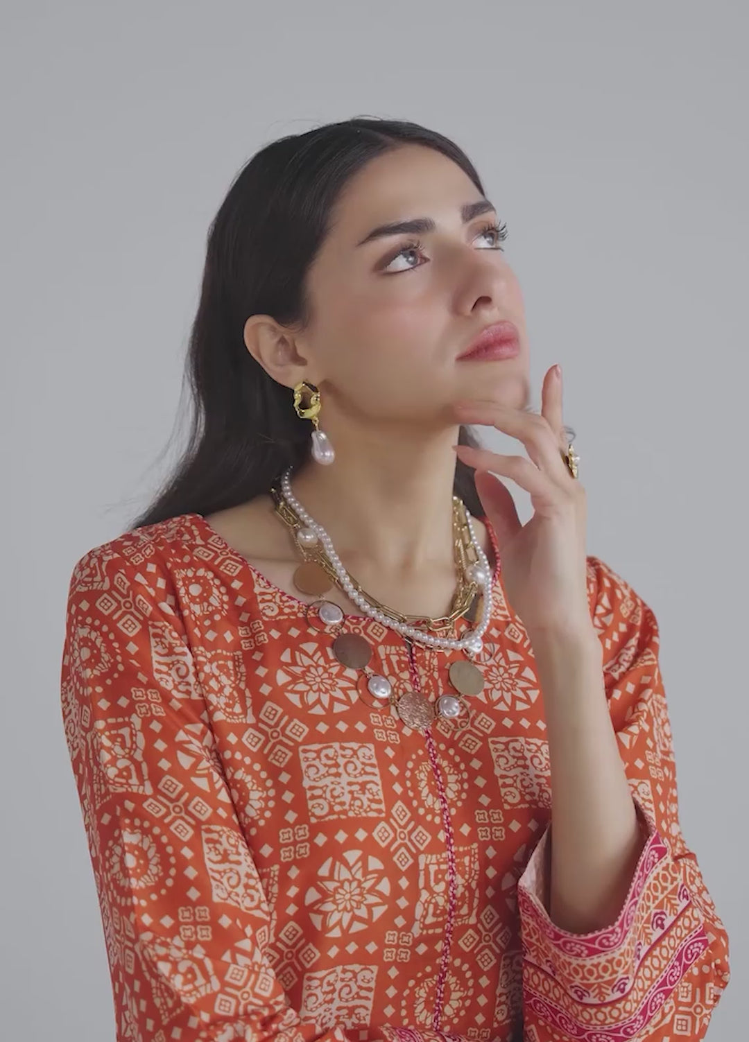 Summer Basics by Gulaal Women RTW Printed Poly 2 Piece Suit Marea - Casual Collection