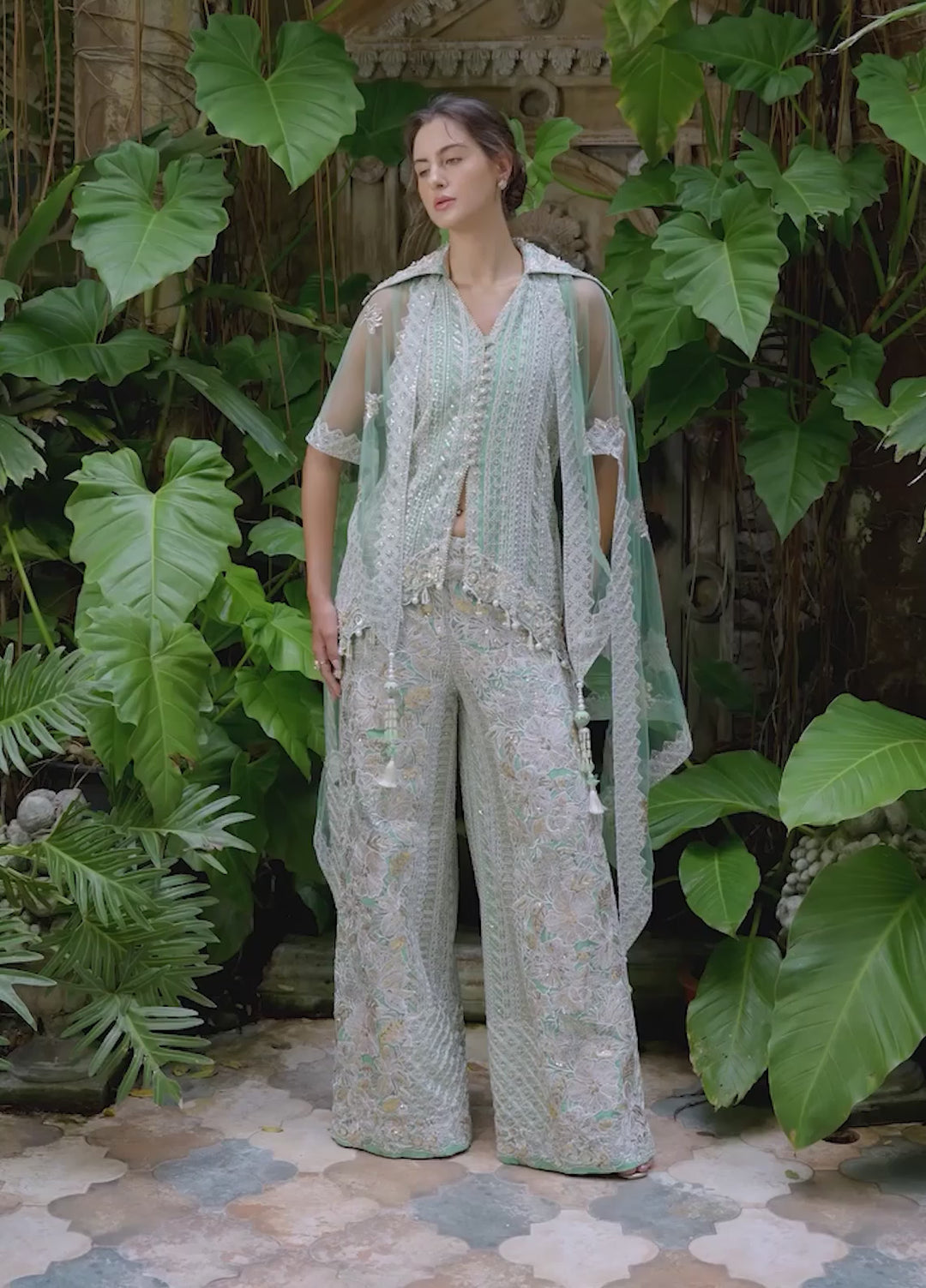 Lavie Haute by Esmel Unstitched Wedding Embroidered Net Suits 3 Piece EML25WU D-105 Marelie - Wedding Collection