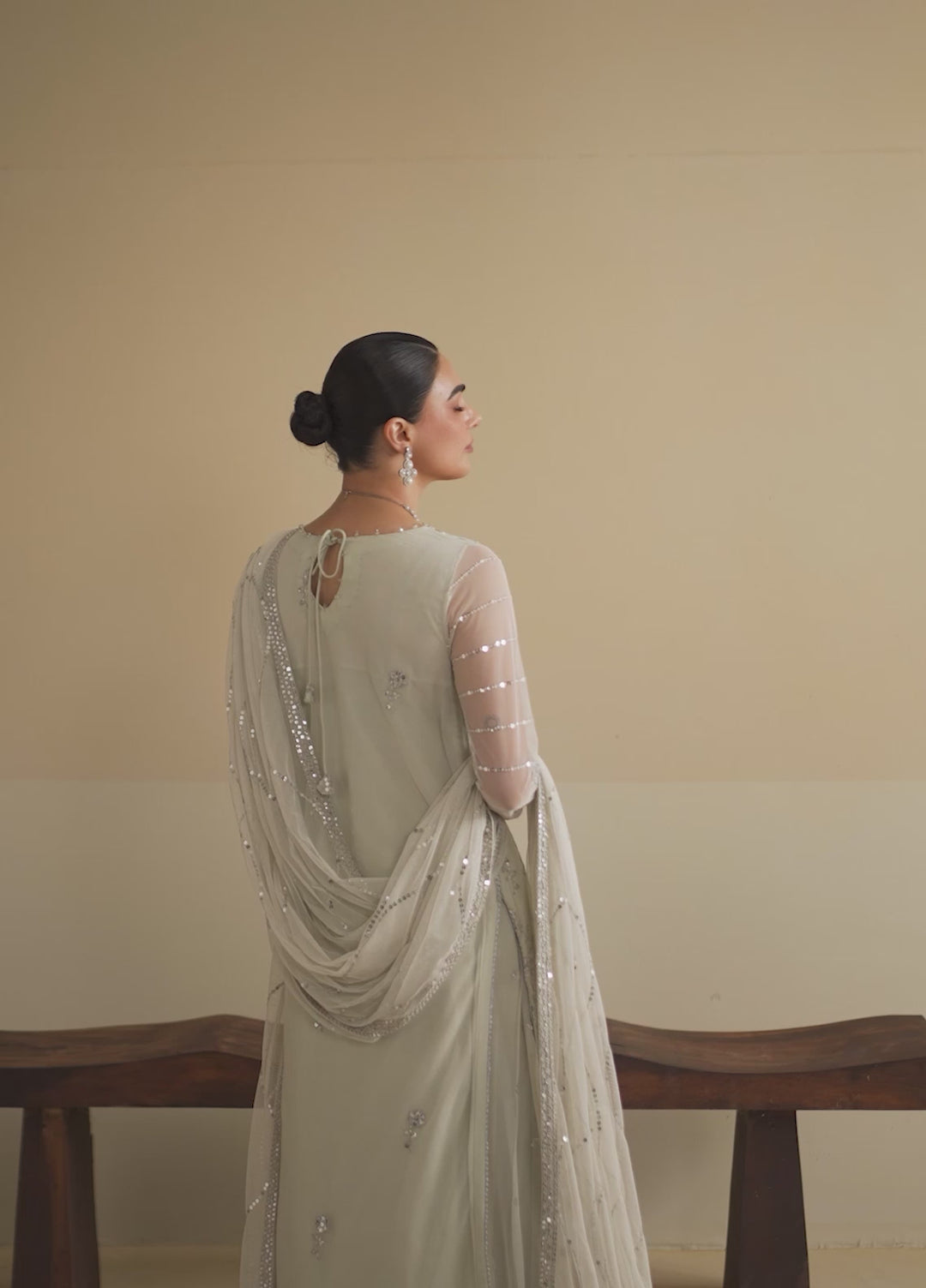 Zarif Unstitched Embroidered Net 3 Piece Suit ZR26UF Roohi RFE-02-Leemah - Festive Collection